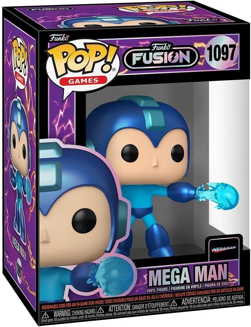 Funko Pop! Games Mega Man (Funko Fusion) Vinyl Figure #1097 w/ Protector