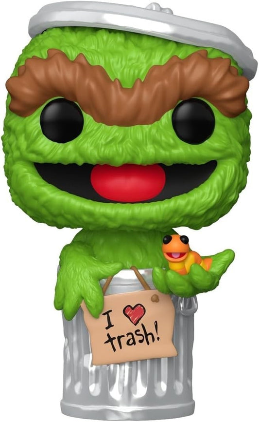 Funko Pop! Television Sesame Street: Oscar the Grouch Vinyl #1793 w/ Protector