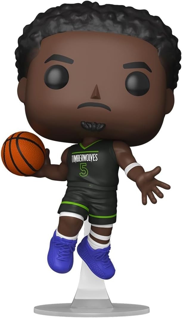 Funko Pop! NBA Minnesota Timberwolves Anthony Edwards (Statement Edition Jersey) Vinyl Figure #215 with Funko Protector