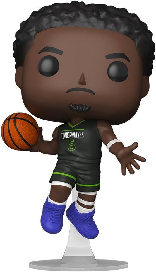 Funko Pop! NBA Minnesota Timberwolves Anthony Edwards (Statement Edition Jersey) Vinyl Figure #215 with Funko Protector