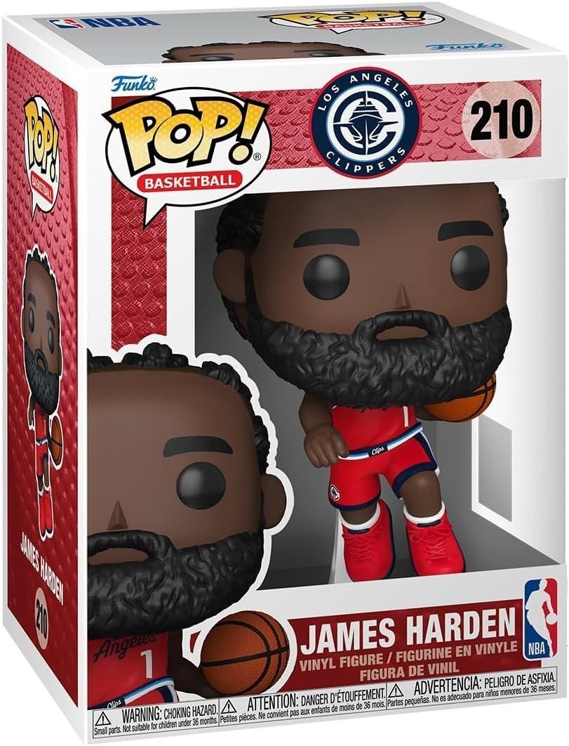 Funko Pop! NBA Los Angeles Clippers James Harden (Statement Edition Jersey) Vinyl Figure #210 with Funko Protector