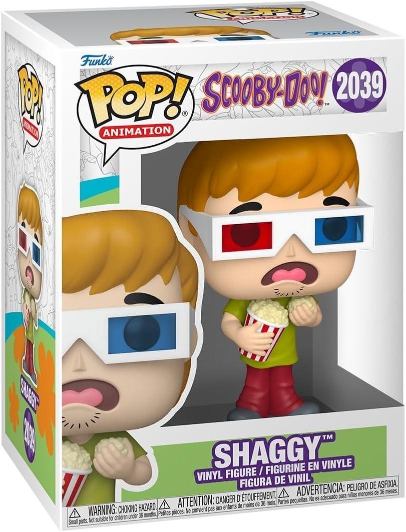 Funko Pop! Animation Scooby-Doo: Shaggy with 3D Glasses Vinyl Figure #2039 with Funko Protector