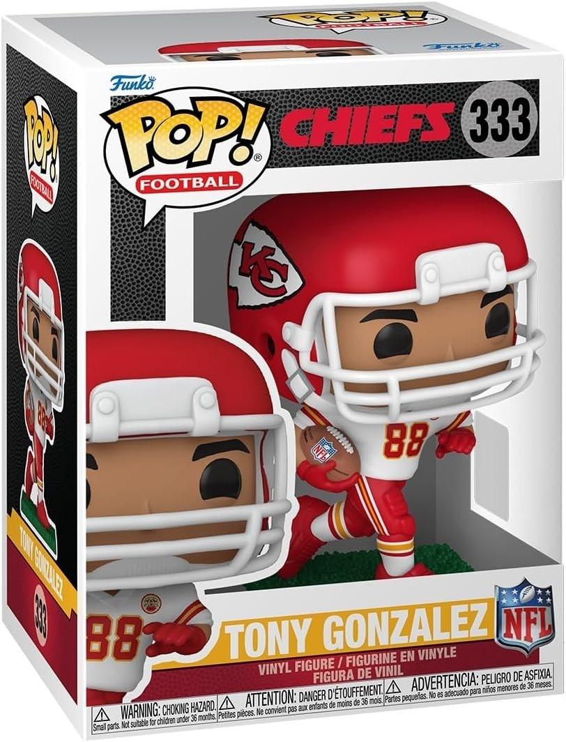 Funko Pop! NFL Legends Kansas City Chiefs Tony Gonzalez Vinyl #333 with Funko Protector
