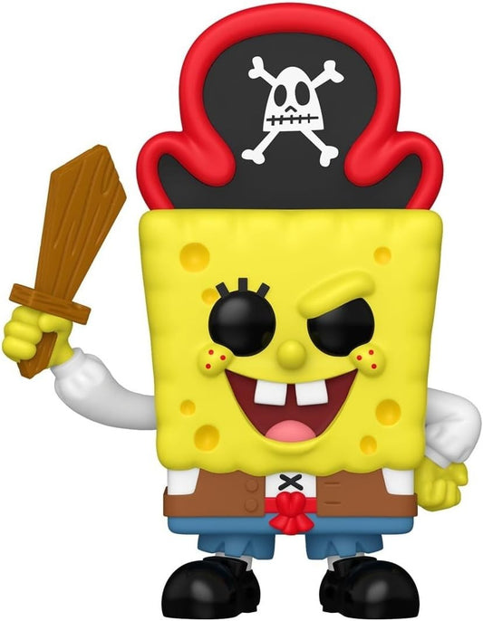 Funko Pop! Movies The SpongeBob Movie (2025) SpongeBob SquarePants (Pirate) Vinyl Figure #1938 with Funko Protector