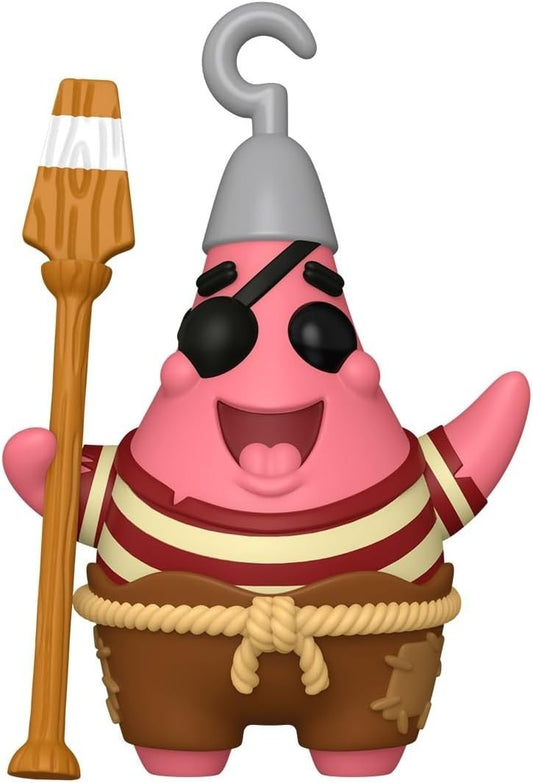 Funko Pop! Movies The SpongeBob Movie (2025) Patrick Star (Pirate) Vinyl Figure #1939 with Funko Protector