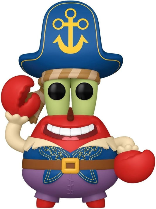 Funko Pop! Movies The SpongeBob Movie (2025) Mr. Krabs (Pirate) Vinyl Figure #1942 with Funko Protector