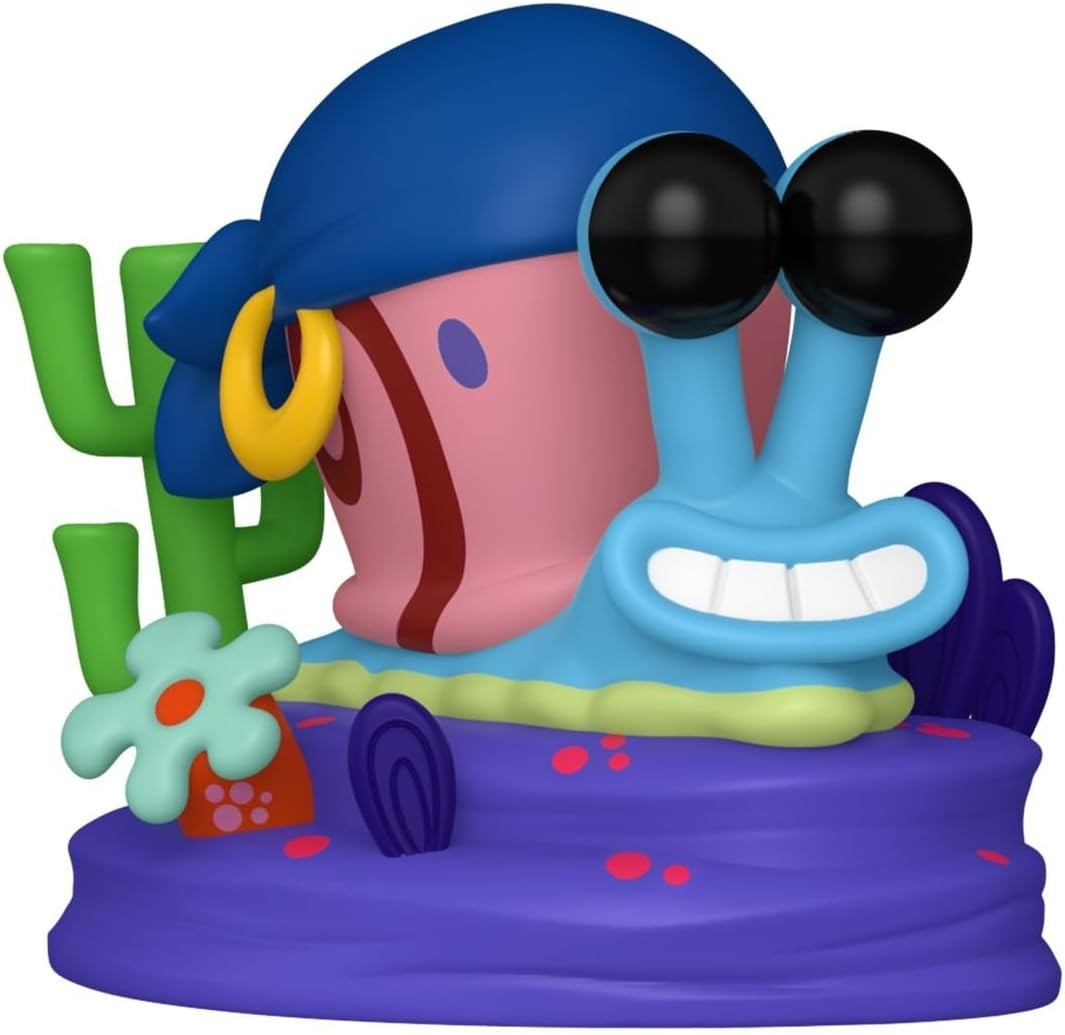 Funko Pop! Movies The SpongeBob Movie (2025) Gary (Pirate) Vinyl Figure #1940 with Funko Protector