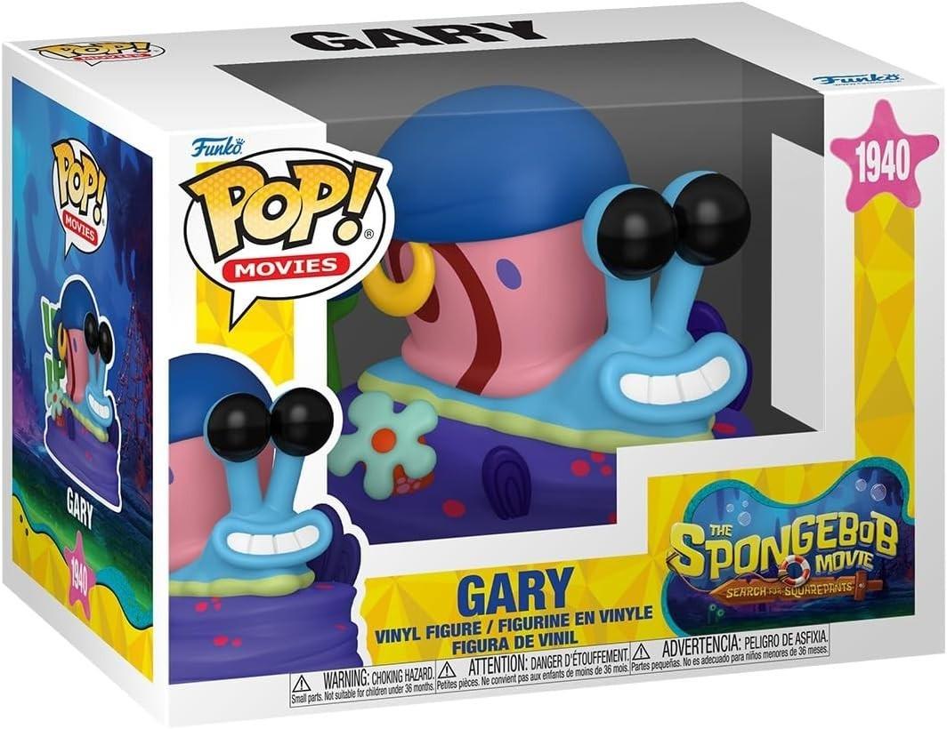 Funko Pop! Movies The SpongeBob Movie (2025) Gary (Pirate) Vinyl Figure #1940 with Funko Protector
