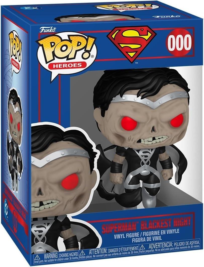 Funko Pop! Heroes DC Comics Superman Blackest Night Vinyl #612 w/ Protector