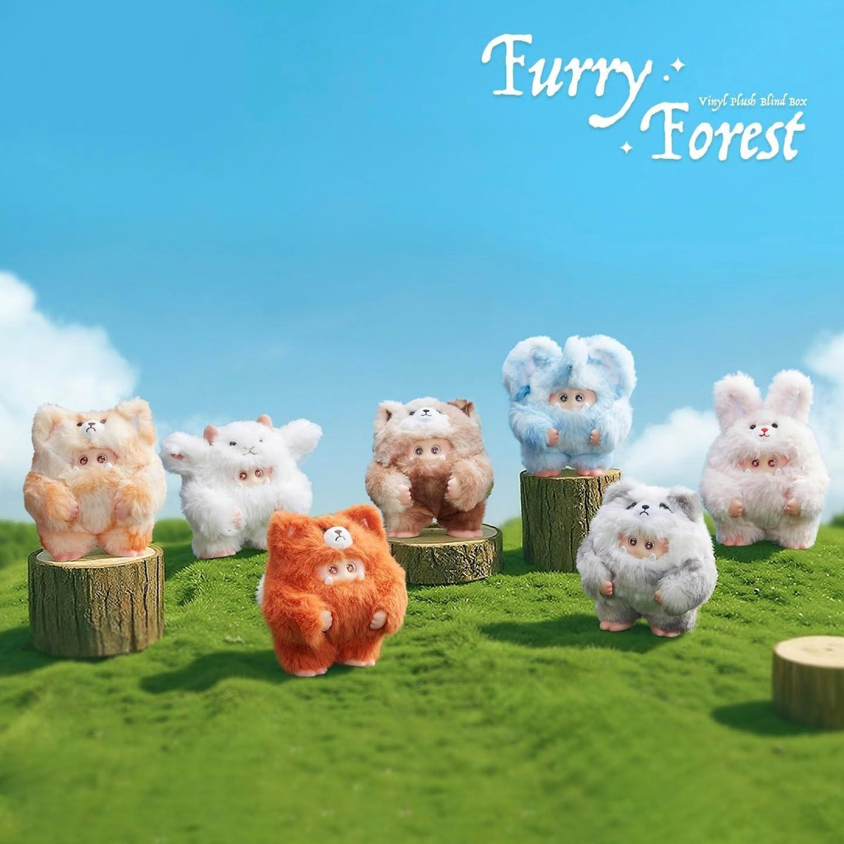 Giggle Monster Furry Forest Series Blind-Box Vinyl Plush (RANDOM)