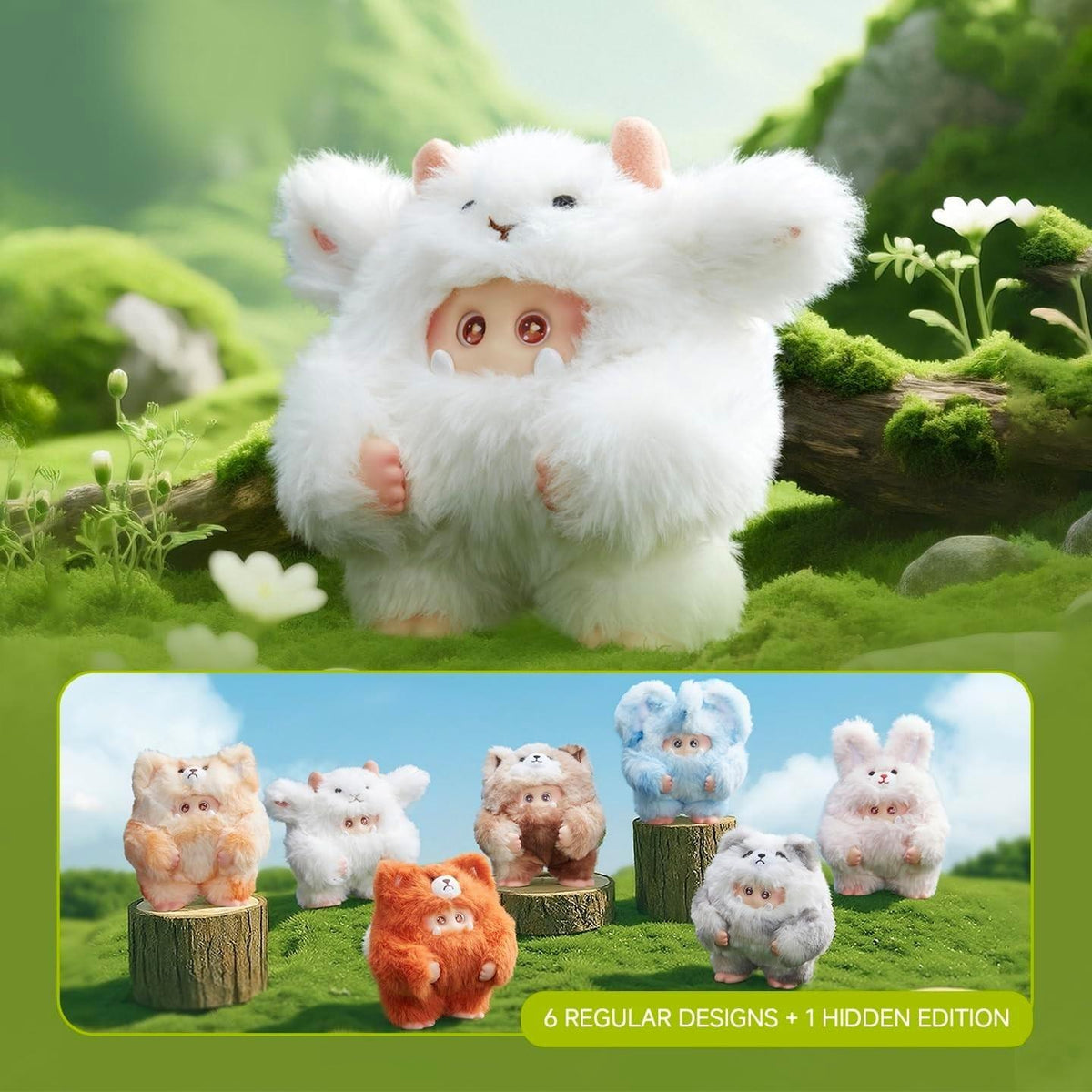 Giggle Monster Furry Forest Series Blind-Box Vinyl Plush (RANDOM)