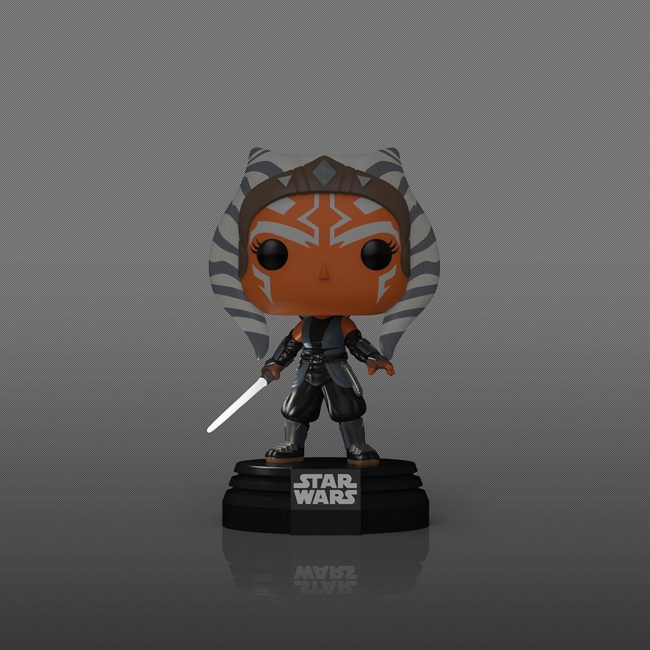 Funko Pop! Star Wars SFX Lights and Sounds Ahsoka Vinyl Figure #794 with Funko Protector