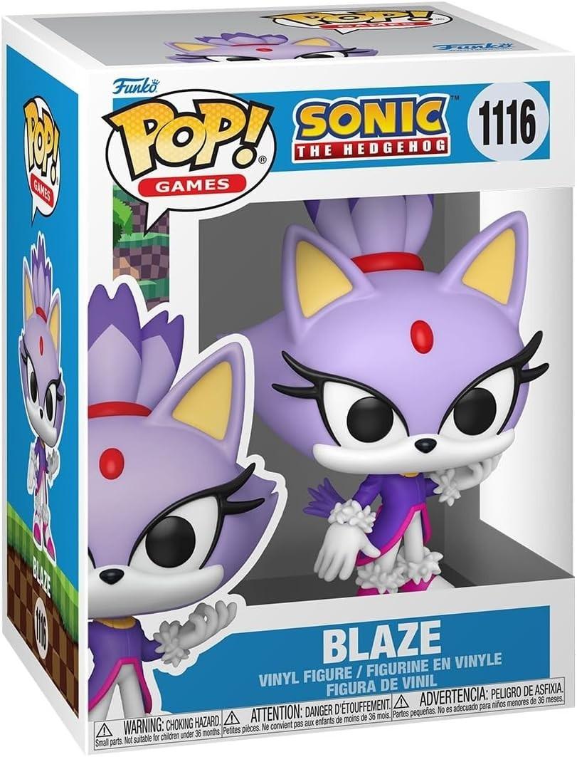 Funko Pop! Games Sonic the Hedgehog Blaze the Cat Vinyl Figure #1116
