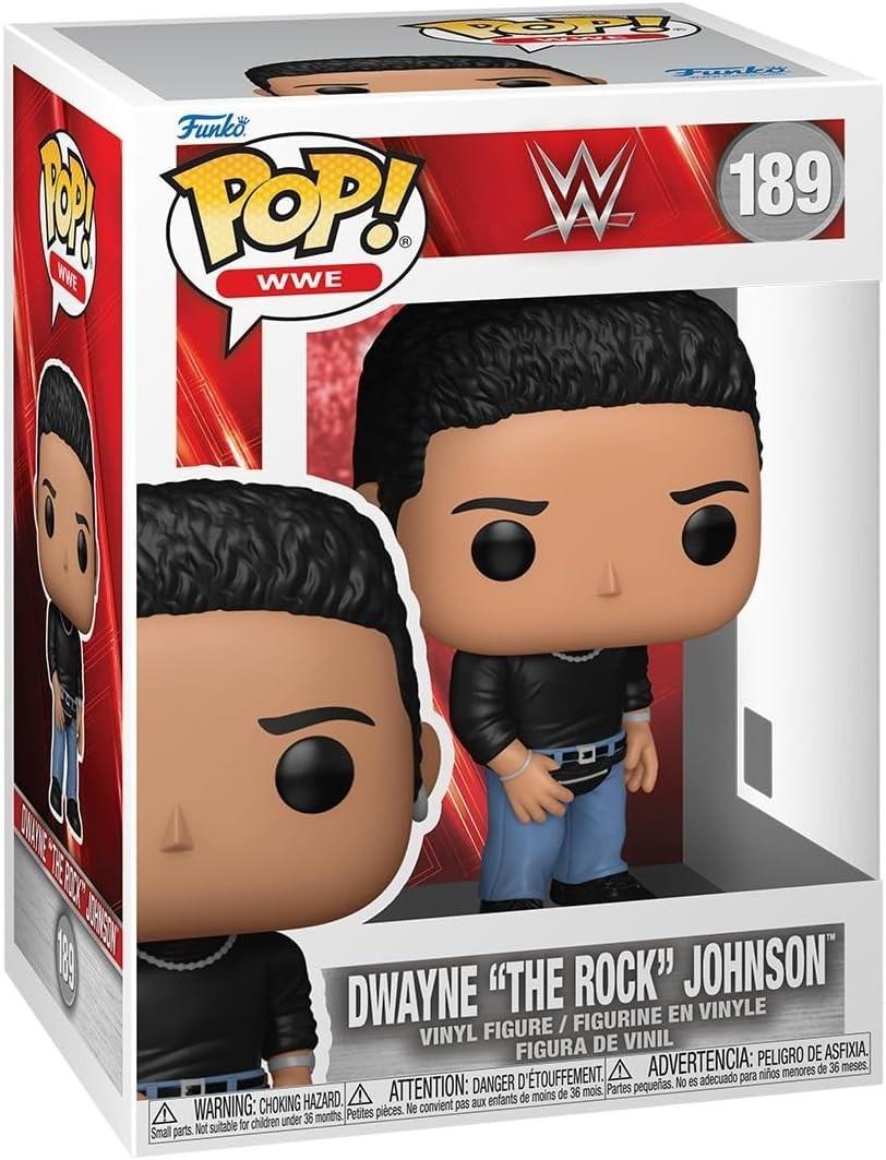 Funko Pop! WWE Dwayne "The Rock" Johnson Vinyl Figure #189 with Funko Protector