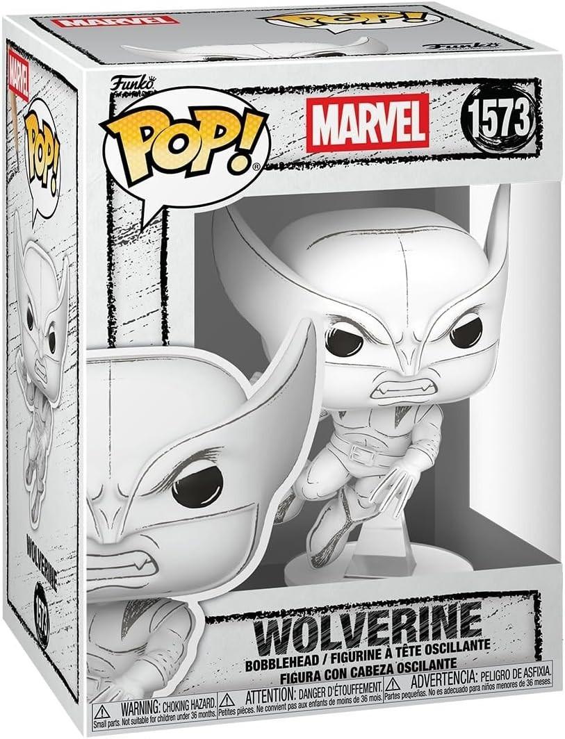 Funko Pop! Marvel Wolverine (Sketched Deco) Vinyl Figure #1573 w/ Protector