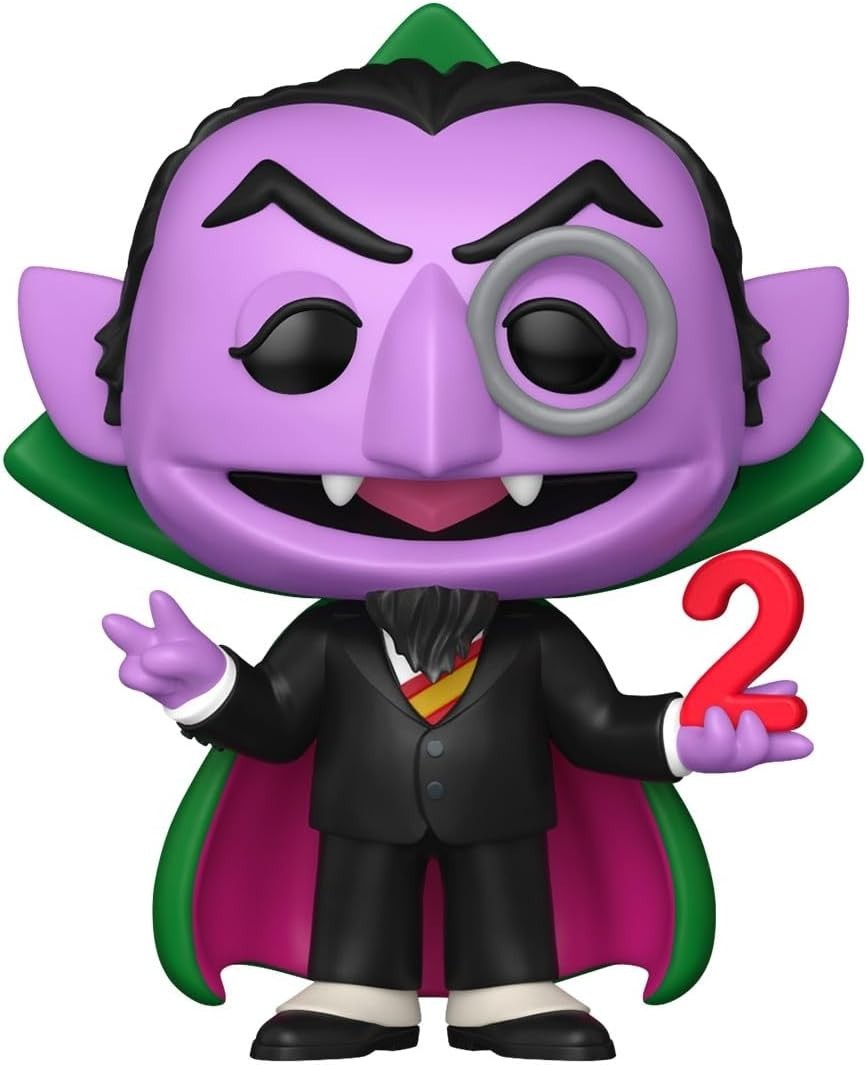 Funko Pop! Television Sesame Street The Count Vinyl Figure #1792 w/ Protector