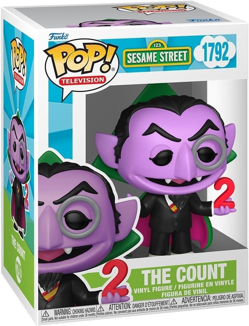 Funko Pop! Television Sesame Street The Count Vinyl Figure #1792 w/ Protector