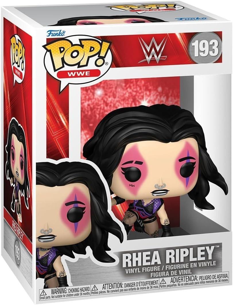 Funko Pop! WWE Rhea Ripley (WrestleMania XL) Vinyl Figure #193 with Funko Protector
