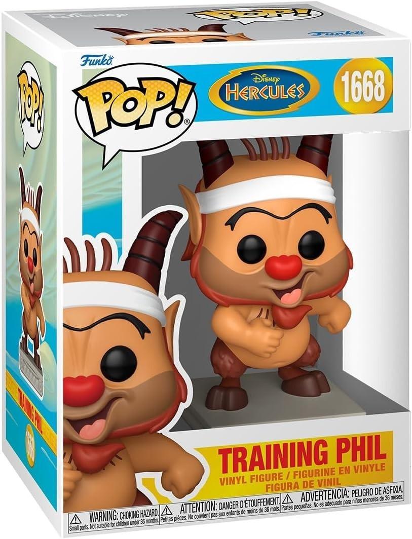 Funko Pop! Disney Hercules Training Phil Vinyl Figure #1668 + Protector
