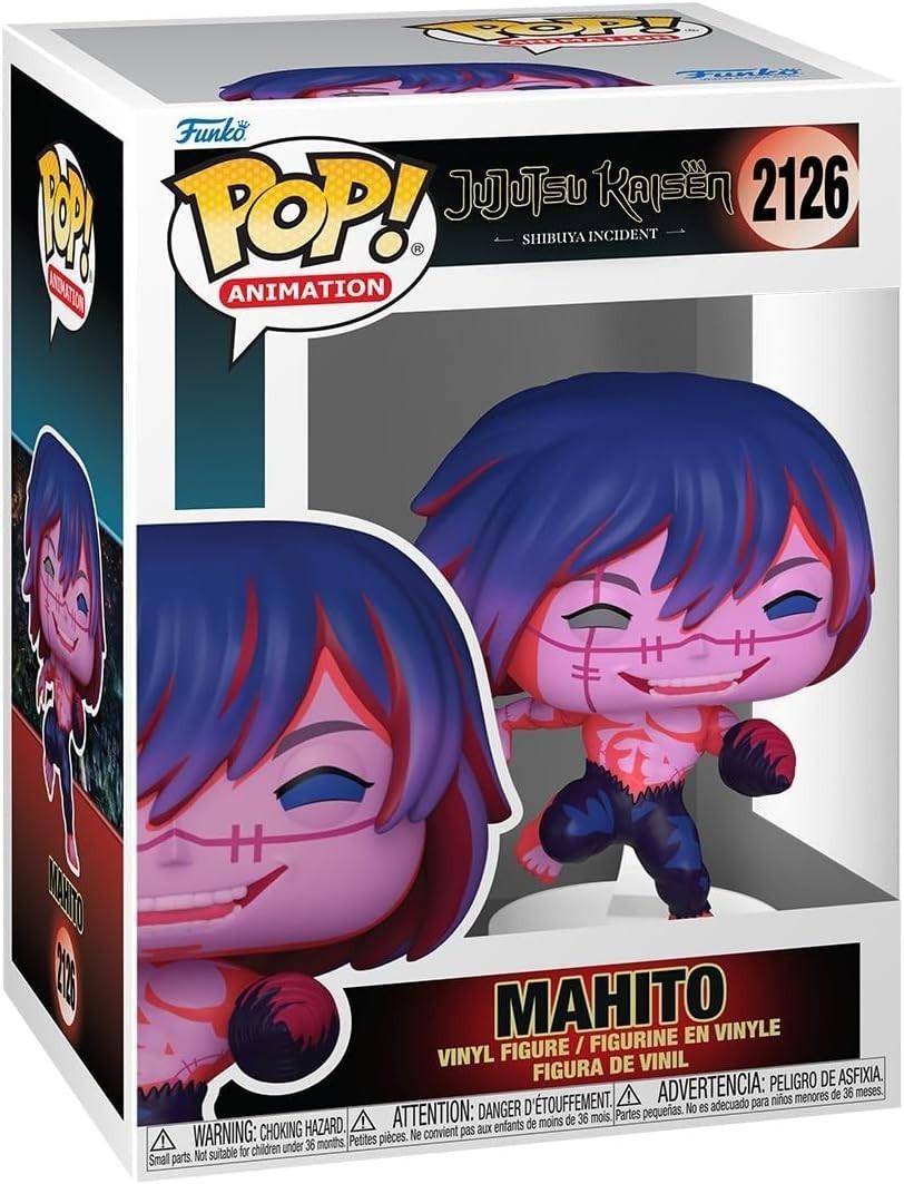 Funko Pop! Anime Jujutsu Kaisen Mahito with Drill Vinyl Figure #2126 with Funko Protector