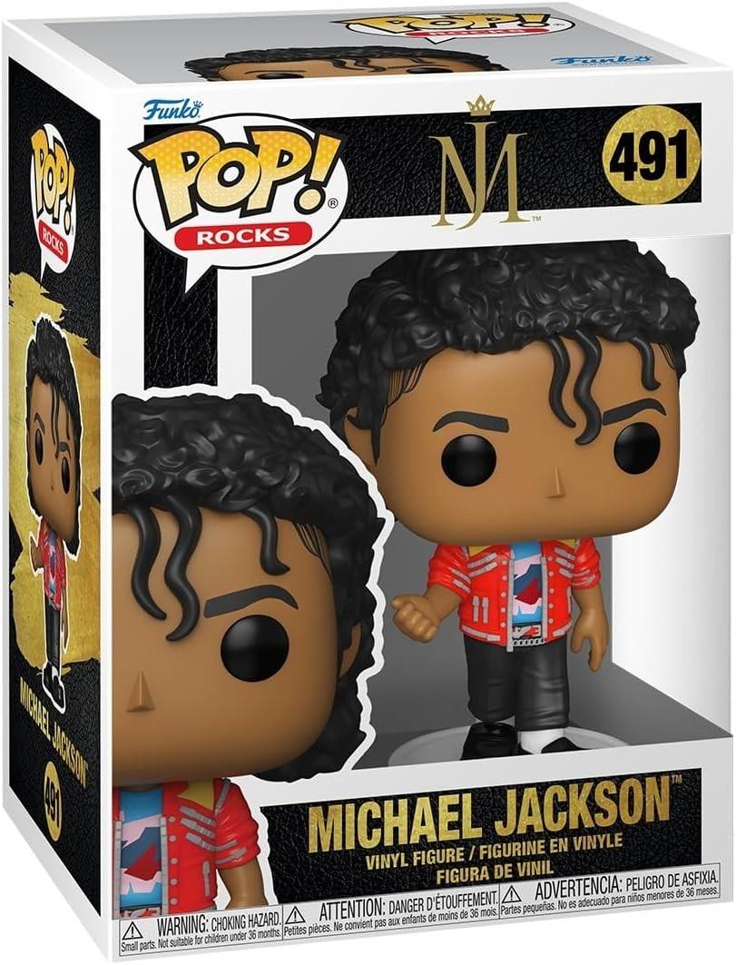 Funko Pop! Rocks Michael Jackson (Beat It) Vinyl Figure #491 with Funko Protector