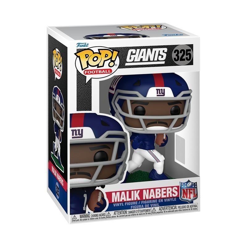 Funko Pop! NFL New York Giants Malik Nabers Vinyl Figure #325 with Funko Protector