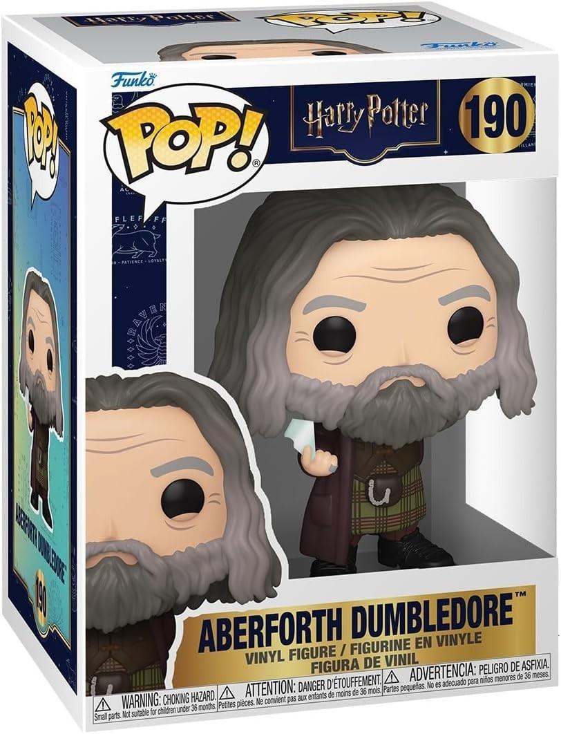 Funko Pop! Harry Potter Aberforth Dumbledore with Mirror Shard Vinyl Figure #190 with Funko Protector