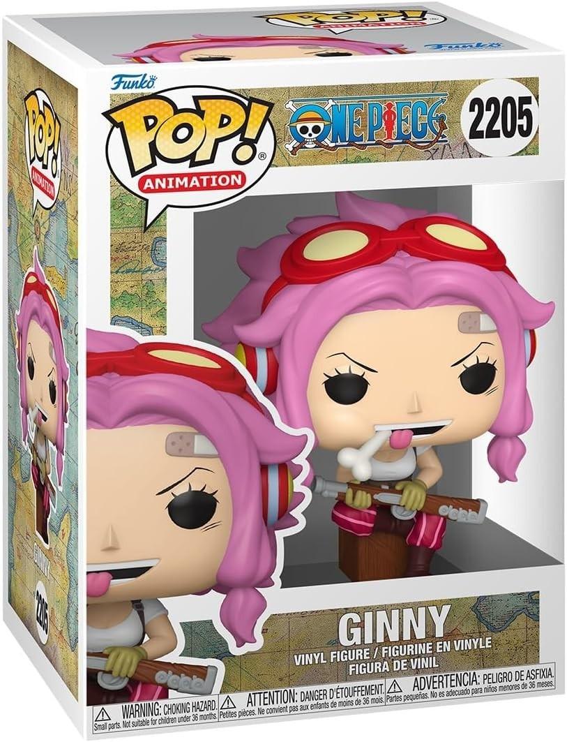 Funko Pop! Anime One Piece Ginny with Rifle Vinyl Figure #2205 + Protector