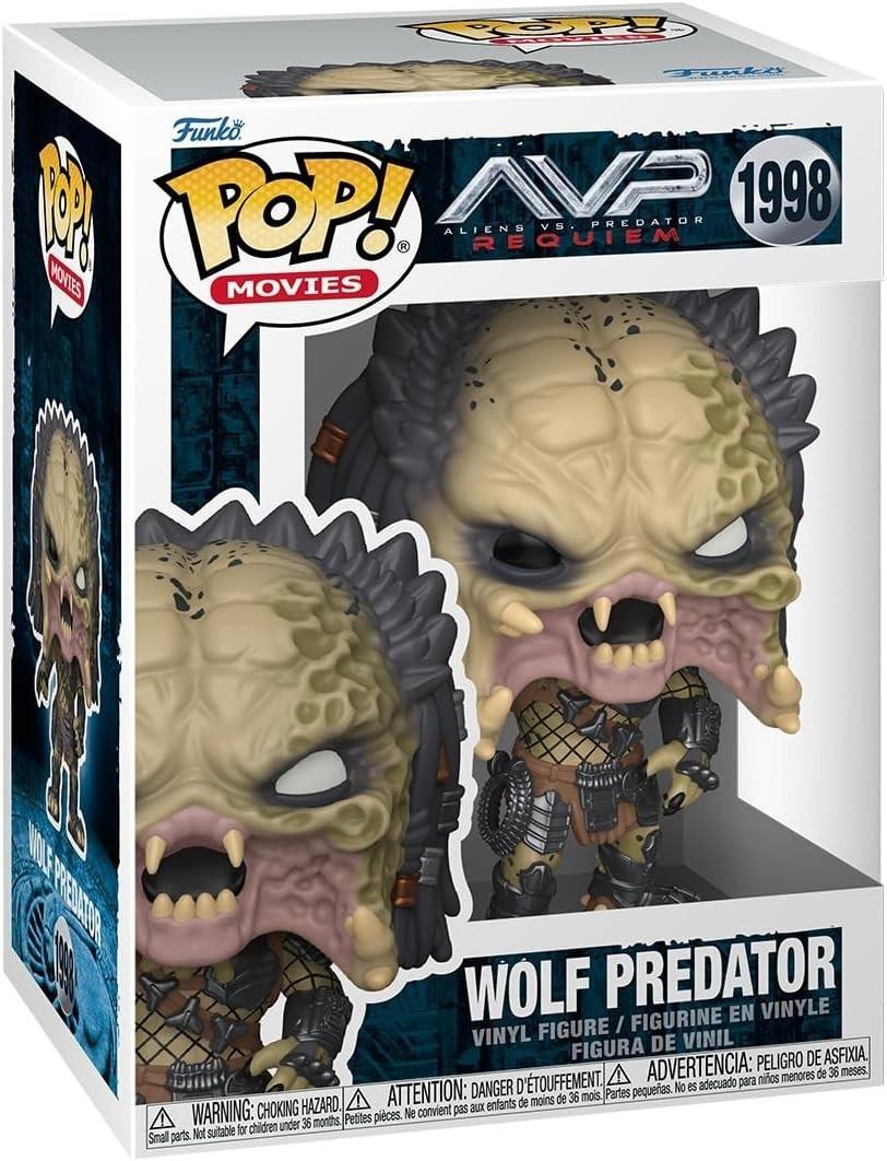 Funko Pop! Movies Aliens vs. Predator: Requiem Wolf Predator Vinyl Figure #1998 with Funko Protector