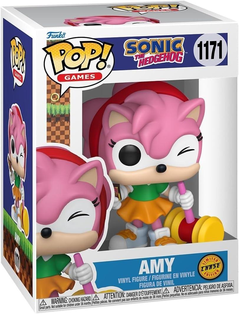 Funko Pop! Games Sonic the Hedgehog Amy Rose with Piko Hammer Chase Vinyl #1171