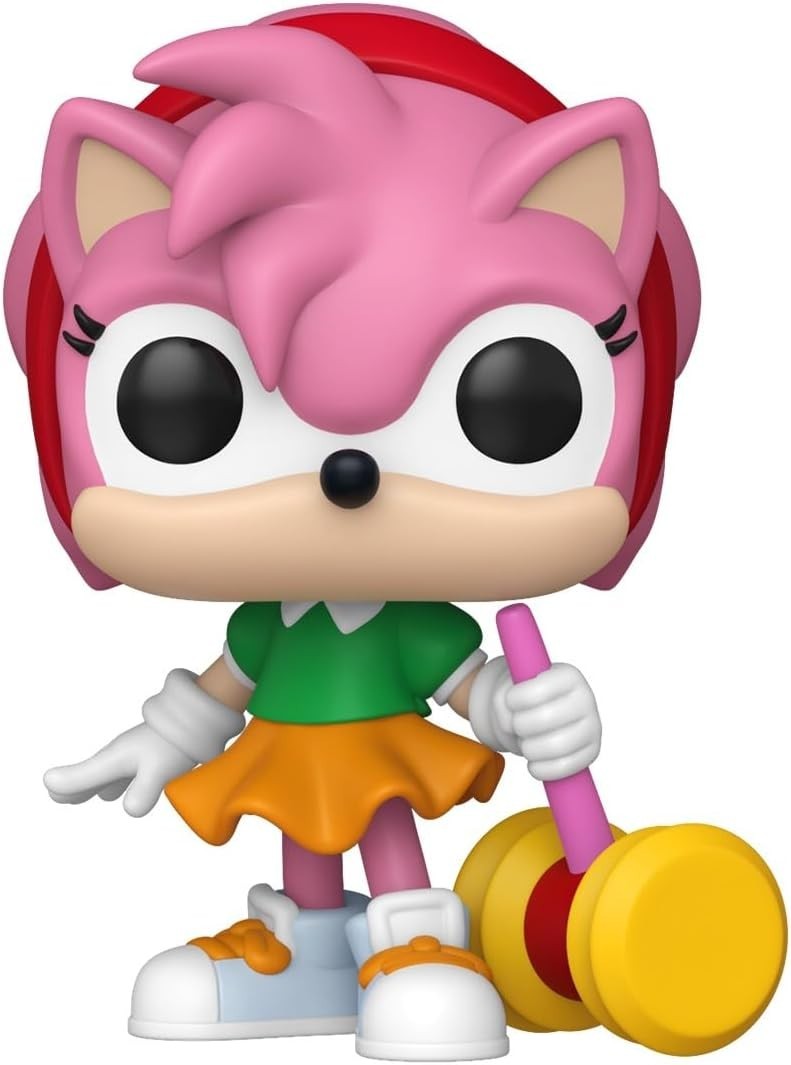 Funko Pop! Games Sonic the Hedgehog Amy Rose with Piko Hammer Vinyl Figure #1171