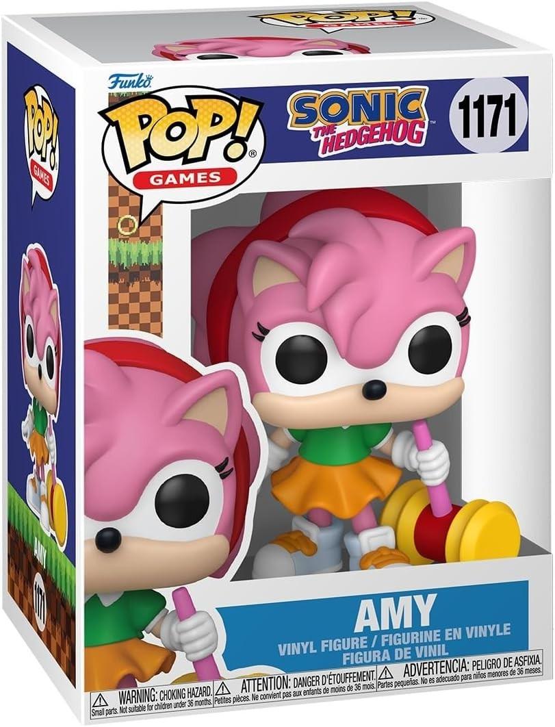 Funko Pop! Games Sonic the Hedgehog Amy Rose with Piko Hammer Vinyl Figure #1171