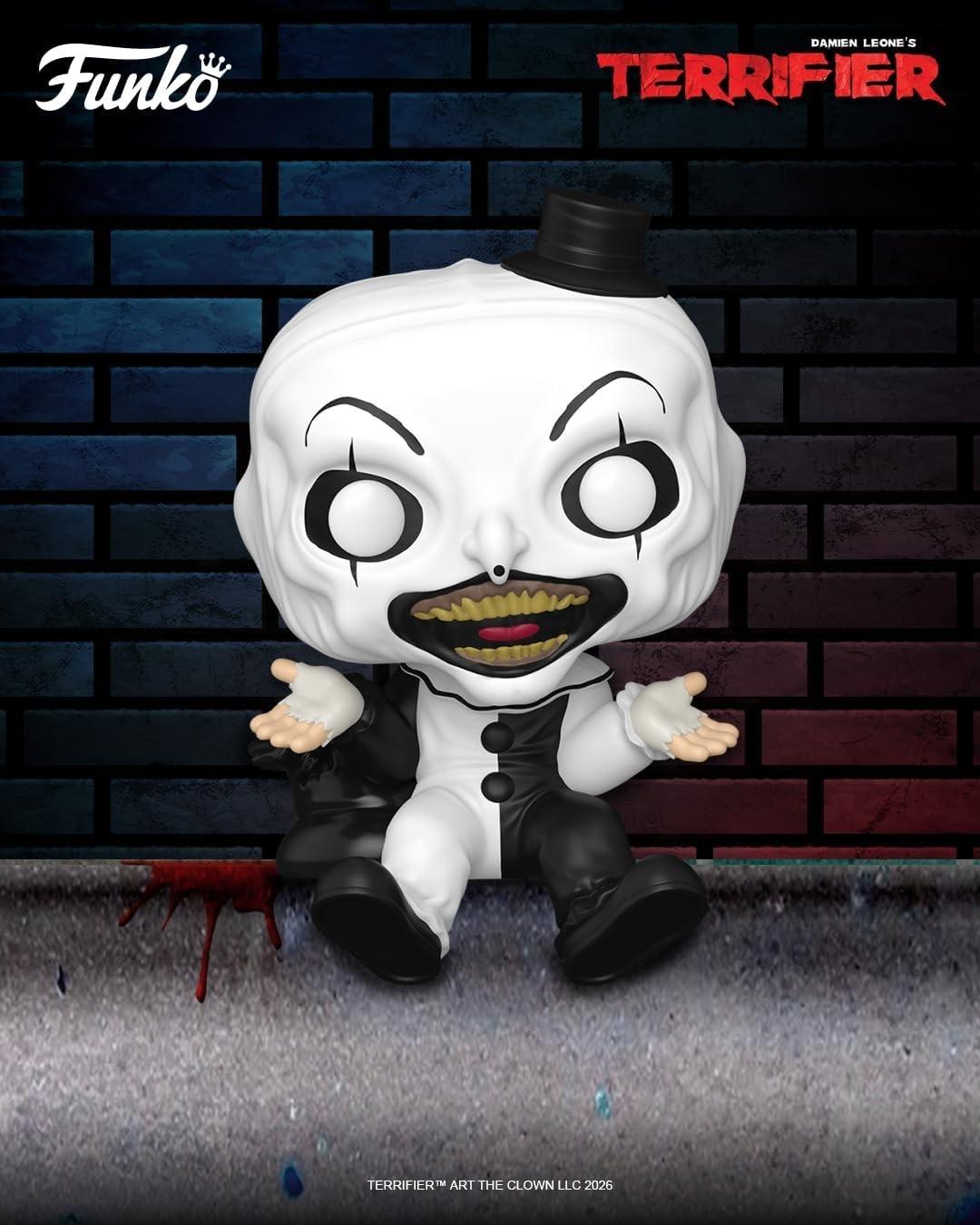 Funko Pop! Movies Terrifier Art the Clown (Shelf Sitter) Vinyl Figure #2011 with Funko Protector