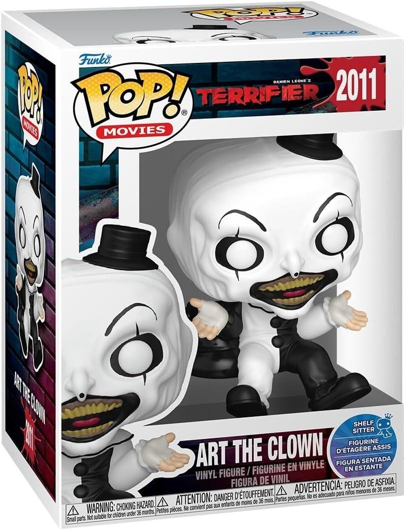 Funko Pop! Movies Terrifier Art the Clown (Shelf Sitter) Vinyl Figure #2011 with Funko Protector