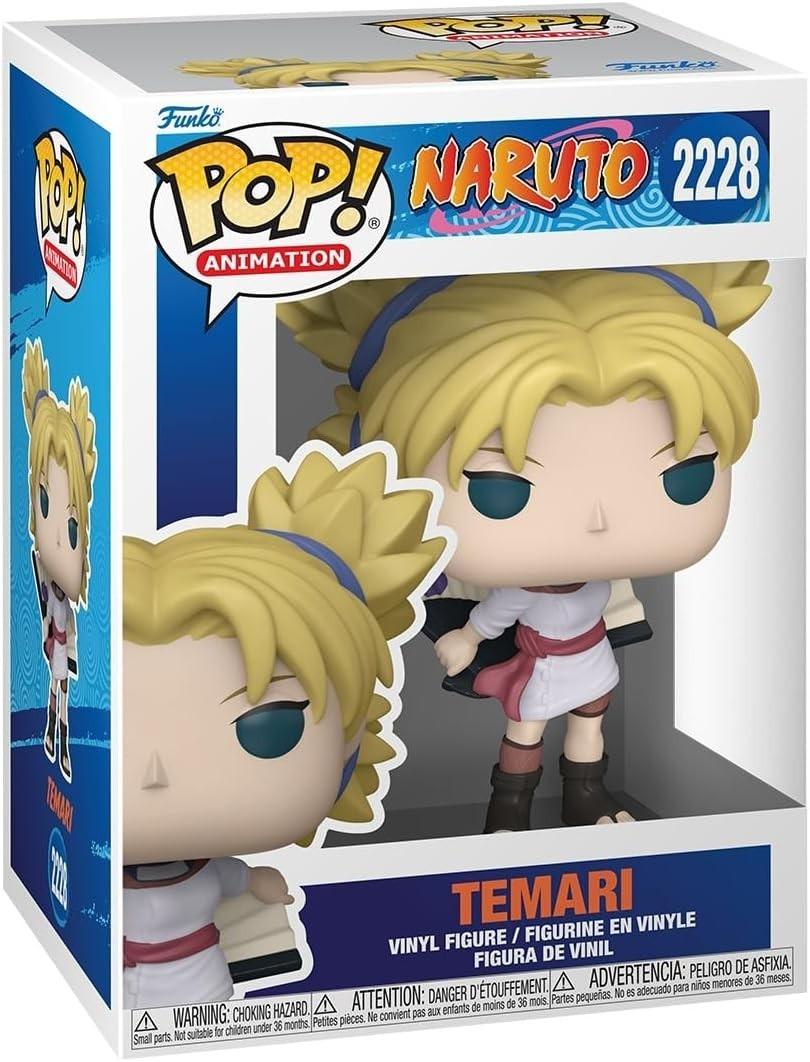 Funko Pop! Anime Naruto Temari with Tessen Vinyl Figure #2228 + Protector