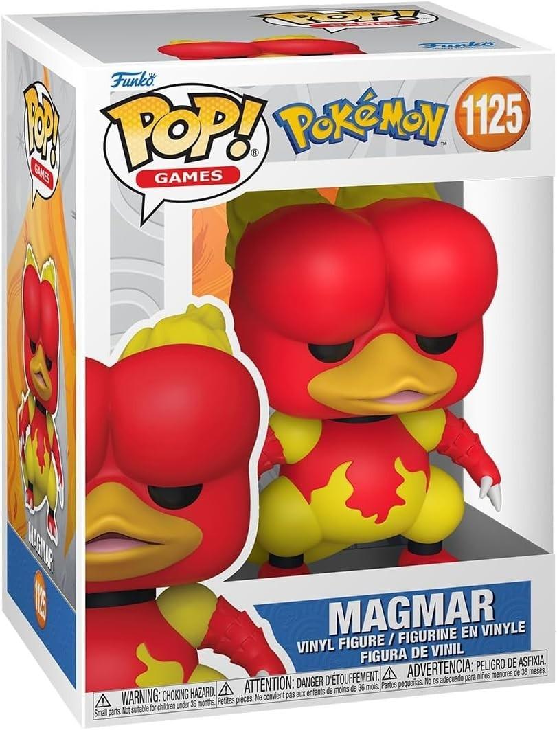 Funko Pop! Games Pokémon Magmar Vinyl Figure #1125 + Protector