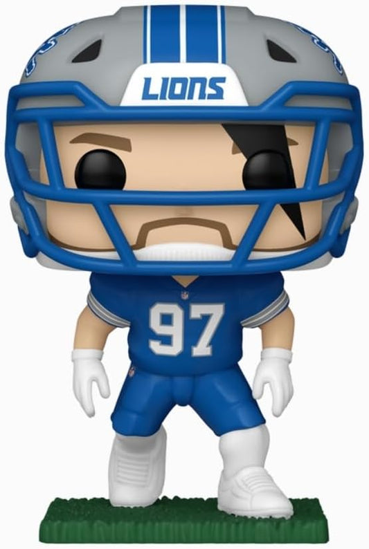 Funko Pop! NFL Detroit Lions Aidan Hutchinson Vinyl Figure #326 with Protector