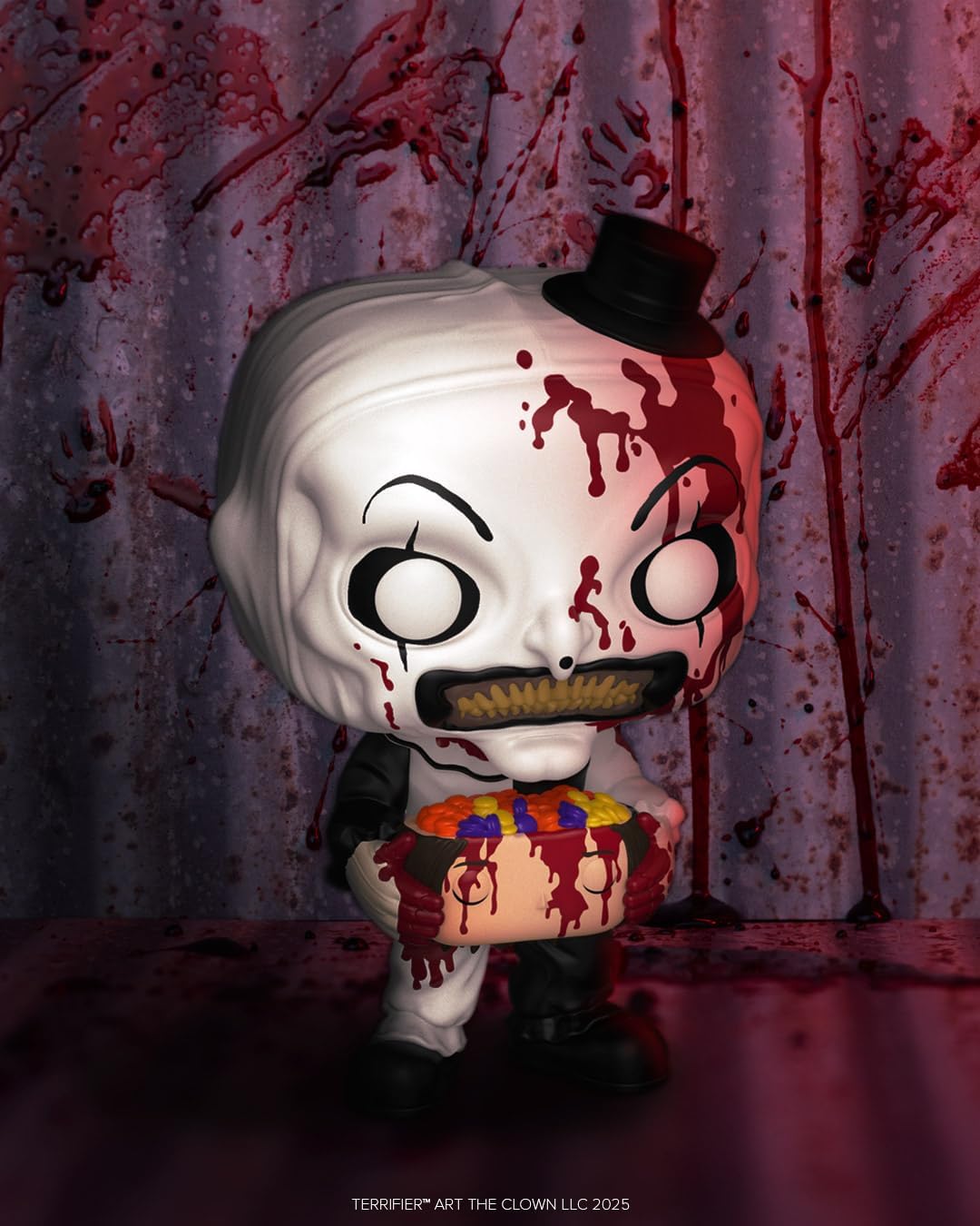 Terrifier Art the Clown with Head Funko Pop! Vinyl Figure #1796 with Funko Protector