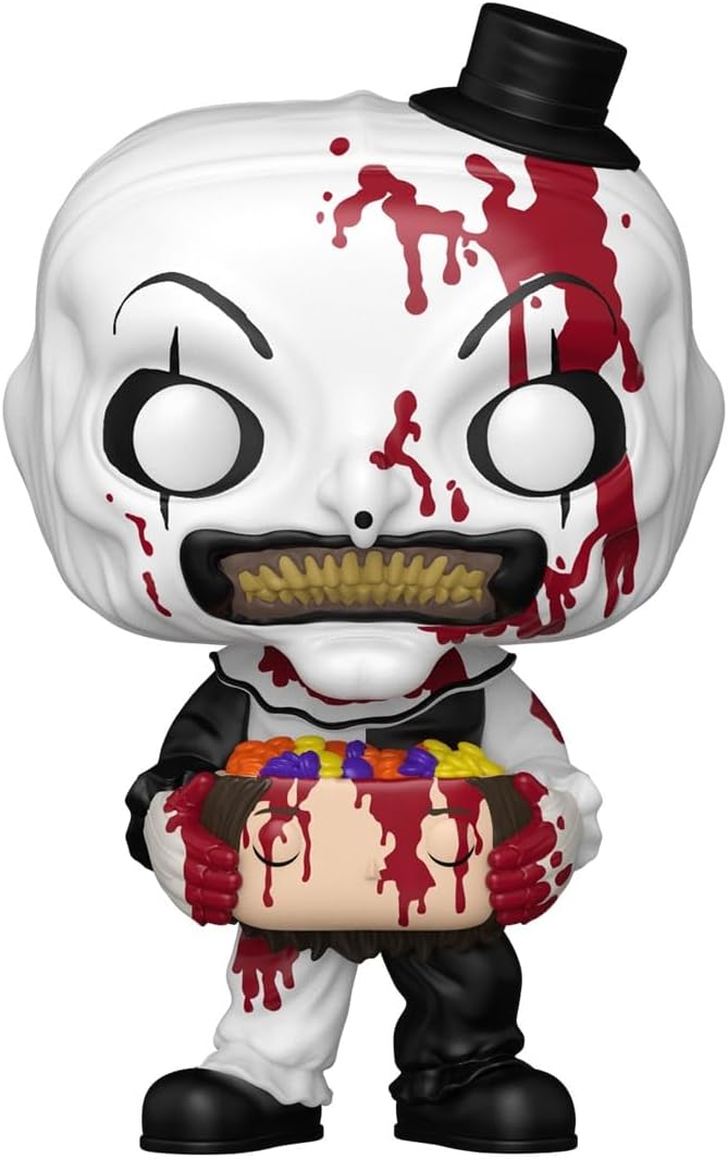 Terrifier Art the Clown with Head Funko Pop! Vinyl Figure #1796 with Funko Protector