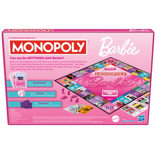 Hasbro Monopoly: Barbie Edition Board Game