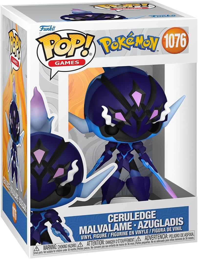 Pokemon Ceruledge Funko Pop! Vinyl Figure #1076 with Funko Protector