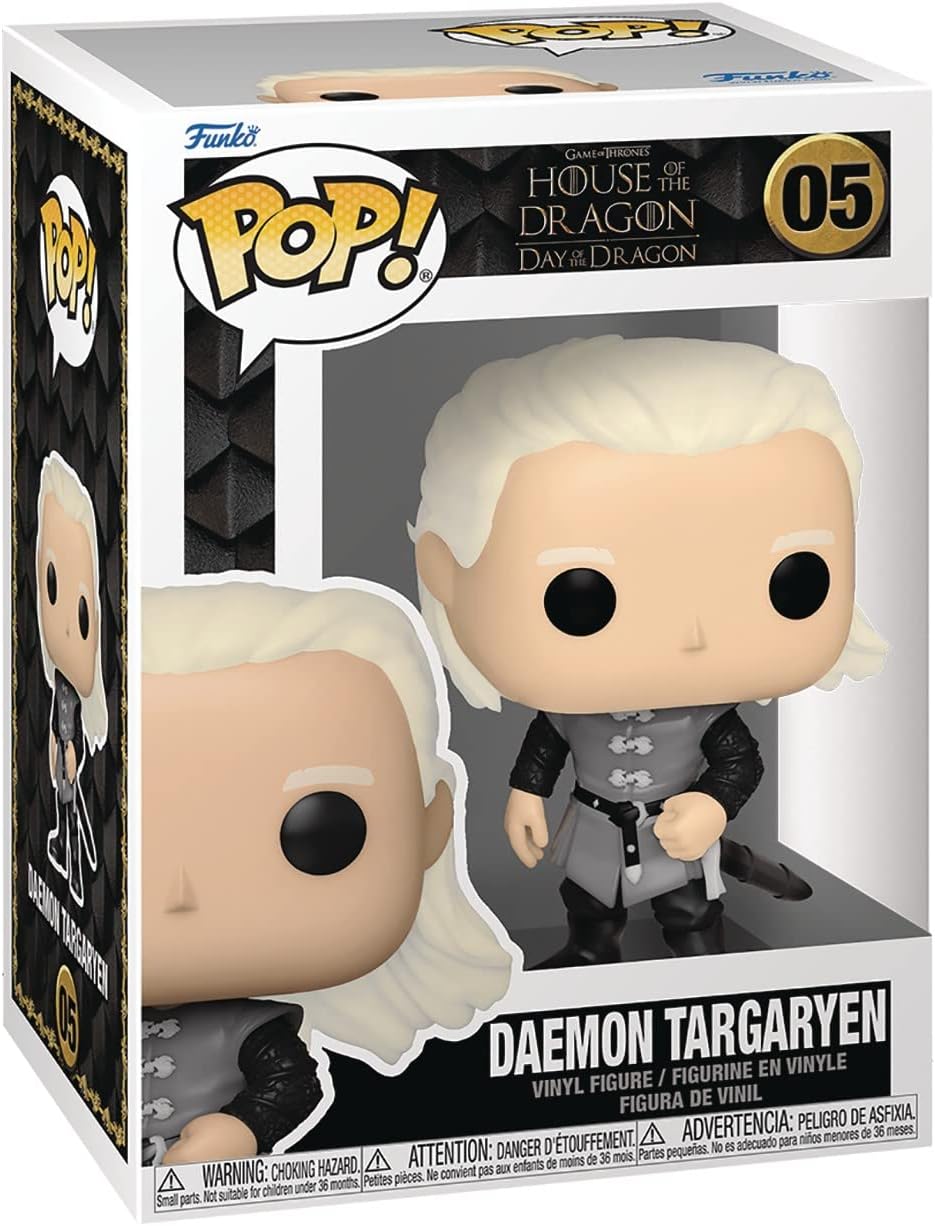 House of the Dragon Daemon Targaryen Funko Pop! Vinyl Figure #05 with Funko Protector