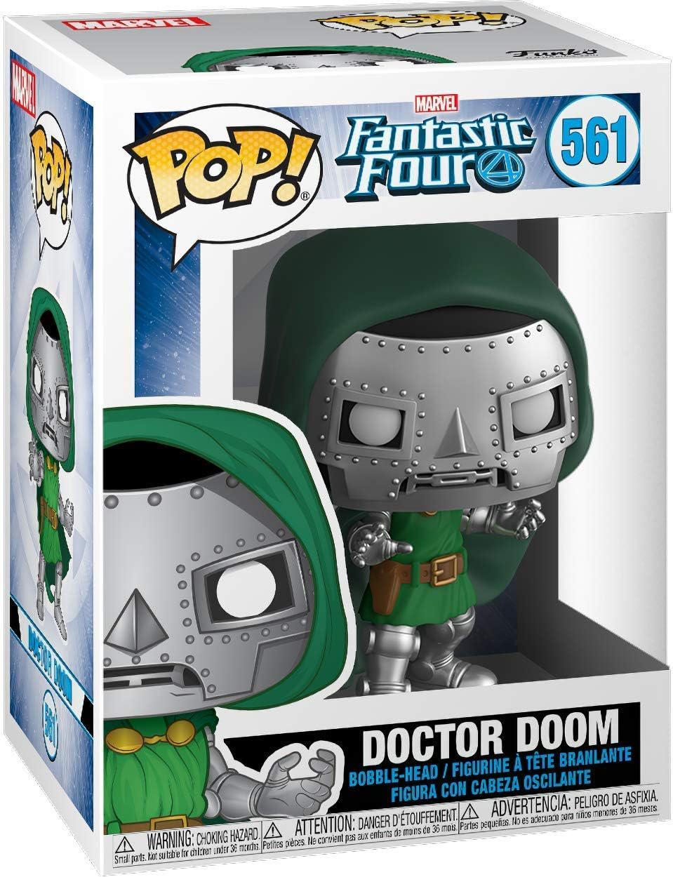 Fantastic Four Doctor Doom Funko Pop! Vinyl Figure #561 with Funko Protector
