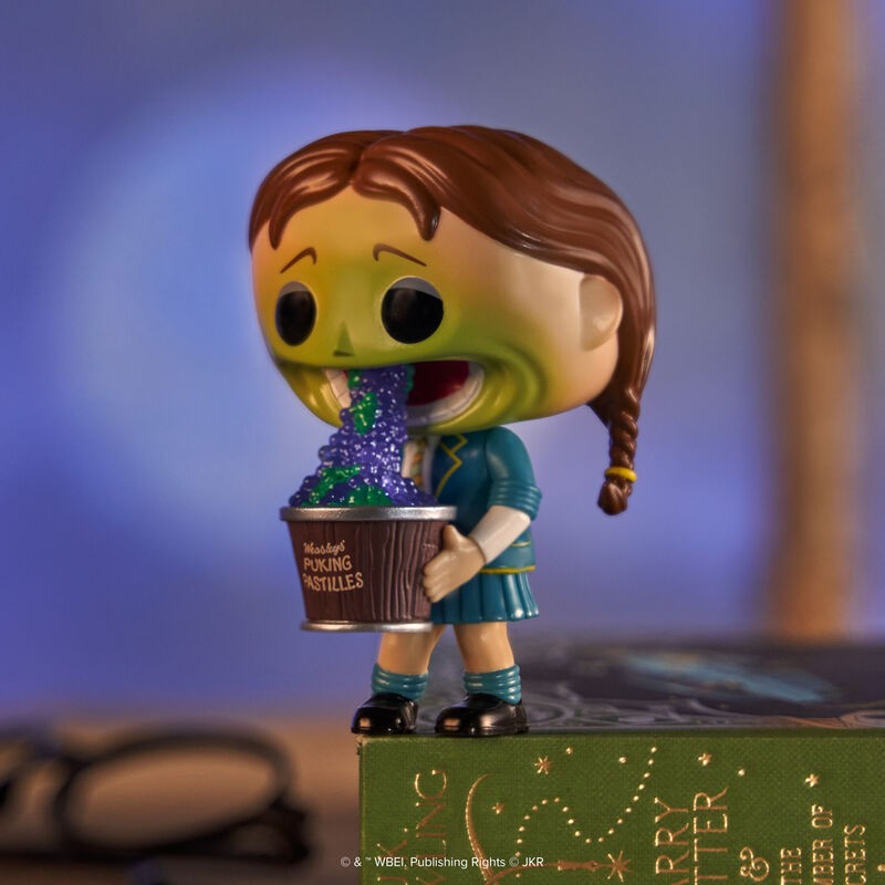 Funko Pop! Harry Potter Puking Pastille Girl Vinyl Figure #185 with Funko Protector