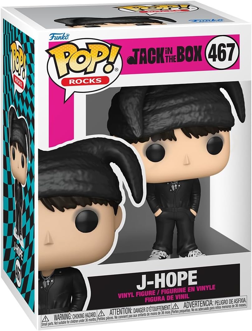 BTS Solo J-Hope Jack in the Box (More) Funko Pop! Vinyl Figure #467 with Funko Protector