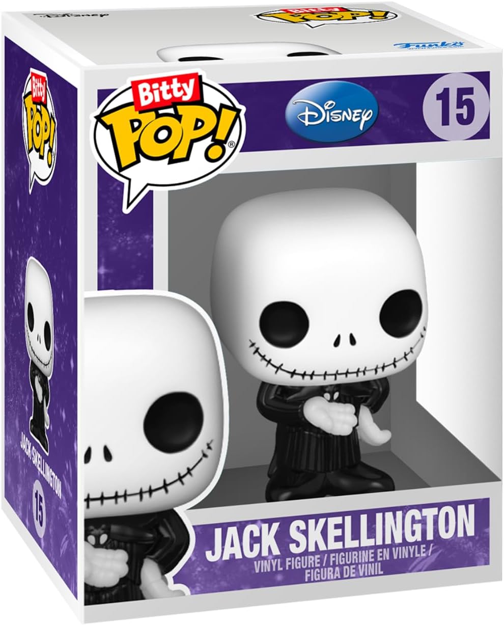 The Nightmare Before Christmas Jack and Sally Funko Bitty Pop! Mini-Figure 2-Pack