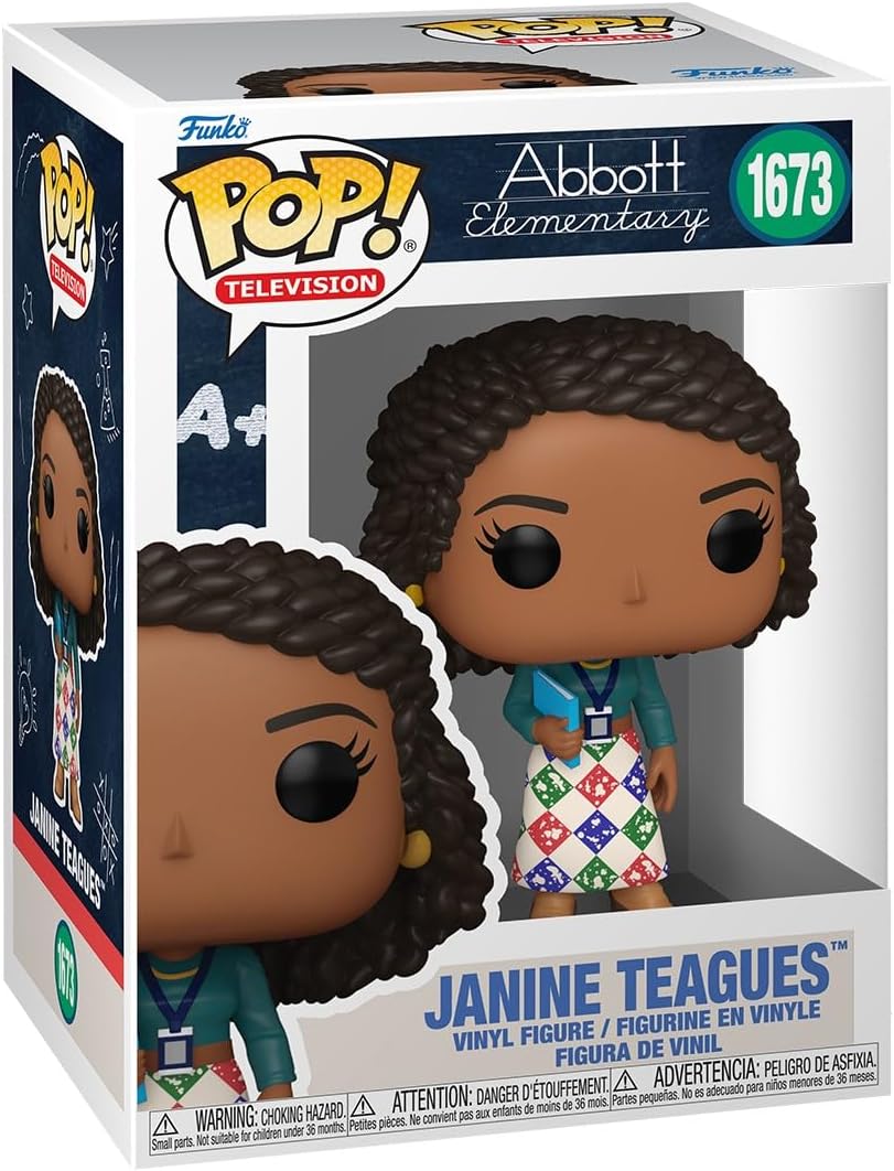 Abbott Elementary Janine Teagues Funko Pop! Vinyl Figure #1673 with Funko Protector