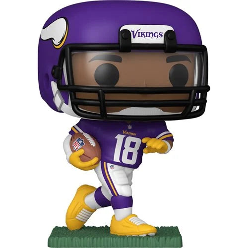 NFL Vikings Justin Jefferson Funko Pop! Vinyl Figure #239 with Funko Protector