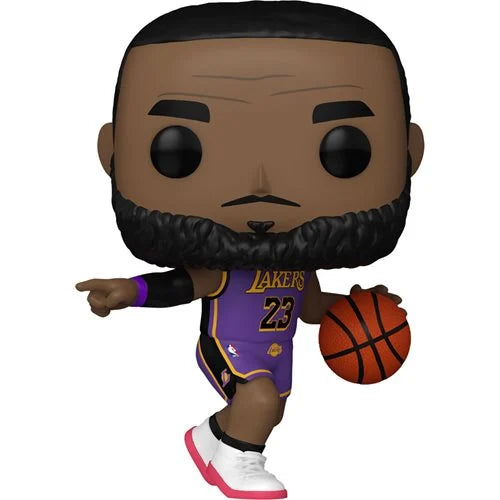 NBA LA Lakers LeBron James Funko Pop! Vinyl Figure #172 with Funko Protector