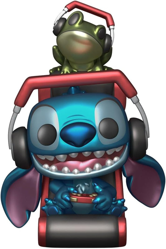 Lilo & Stitch Gamer Stitch Metallic Funko Pop! Vinyl Figure Plus #1564 with Funko Protector
